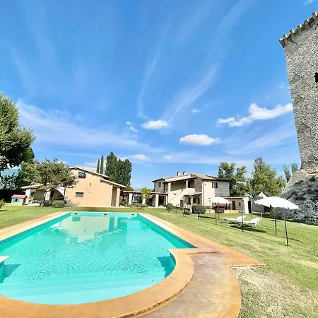 Unique With Child Activity Park, Pool And Meditation Park That Sleeps 16 * Limiti (Umbria)